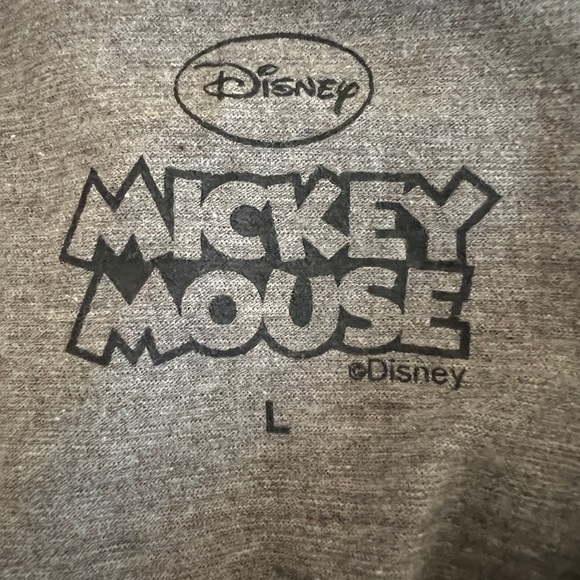 Women’s Disney Shirt “Hey Mickey” in Grey NWOT - Picture 4 of 7